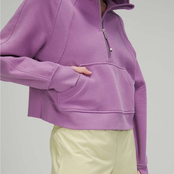 Lululemon Scuba Oversized Half-Zip Hoodie - Wisteria Purple - XS/S - Picture 5 of 5
